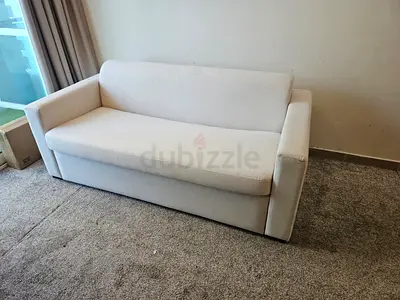Italian comodo two seater sofa bed with mattress