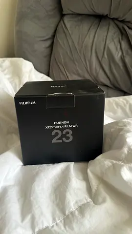 Fujinon XF 23mm F1.4 R LM WR lens (boxed)