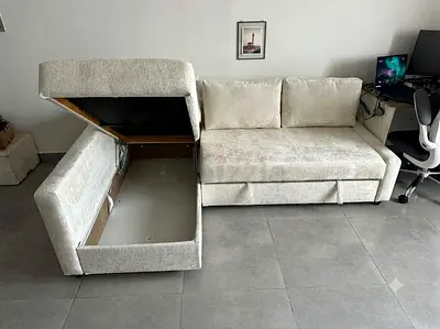 Modern Fabric Sofa Bed

Comfortable, stylish, and practical.

✔ Large Storage
✔ Easy Bed Conversion