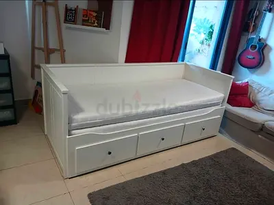 Ikea hemnes day bed with mattress 2