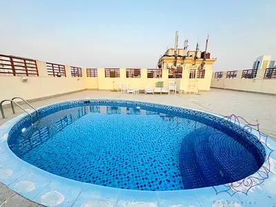 Huge studio with gym pool & parking 43k near Burjuman metro