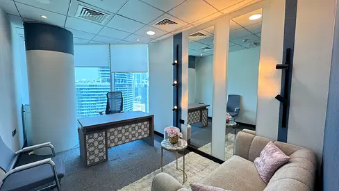 Spacious office | Prime Location | Fully fitted & Furnished