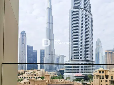 Burj And Fountain View | Spacious| Long Balcony