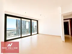 High-Floor 2BR Apartment | Burj Vista 1 | Sea & City Views | Unfurnished