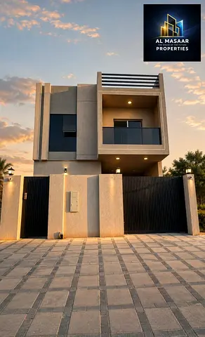 بمقدم اقل من 10% | تملك فيلا فاخرة بالحليو2 عجمان |4 غرف ارضي واول وروف