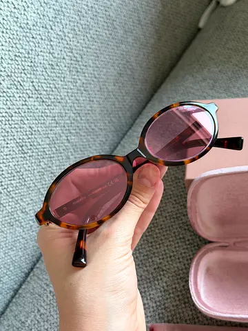 Miu Miu sunglasses, original with check