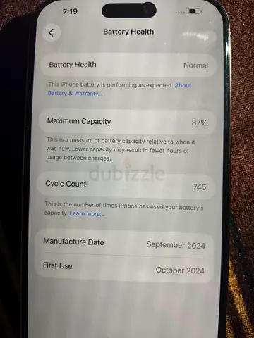 Apple iPhone 16 Pro Max - Desert tatinium (Good Condition)