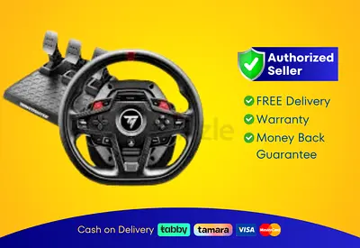 Thrust Master PlayStation Force Feedback Racing Wheel and Pedal Set| Brand New | Warranty | FREE D