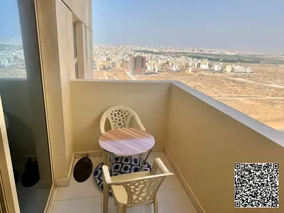 شقة غرفة وصالة مفروشة بالكامل للبيع في برج ليليز بعجمان، مؤجرة بعائد سنوي، مع موقف خاص وبلكونة واسعة ومرافق متكاملة بسعر مميز.