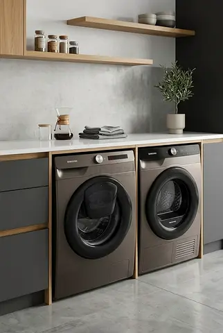 Samsung Smart WiFi 9kg Washer & 9kg Dryer Separate Set – Excellent Condition