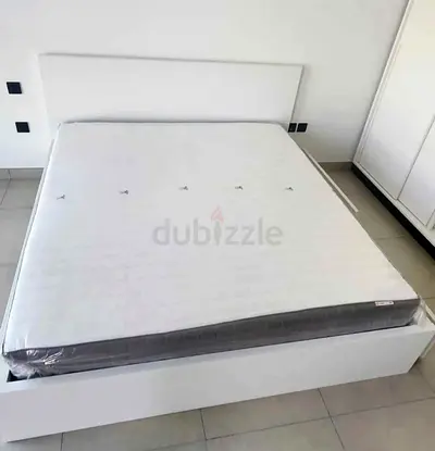 IKEA malam bed with mattress King size bed