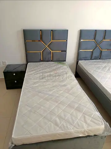 Single bed with headboard and mattress - good condition