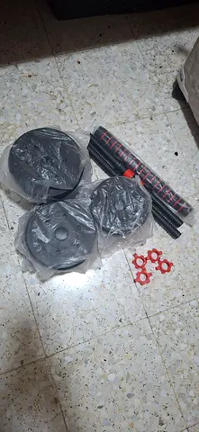 Dumbbell and barbell 20kg new set