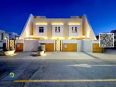 For sale: 3BR townhouse with roof, including electricity, water, and AC, in Al Zahiyah, bank financi