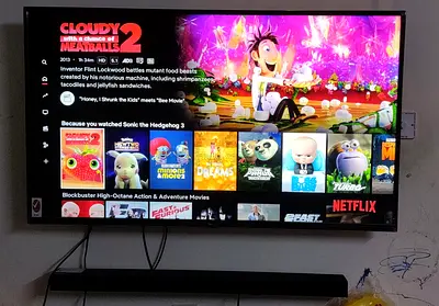 Large LED Smart TV