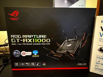 ASUS ROG Rapture GT-AX11000 Tri-Band WiFi 6 Gaming Router