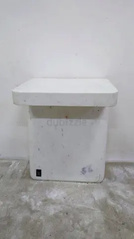 Marble Duck white side table from 2XL