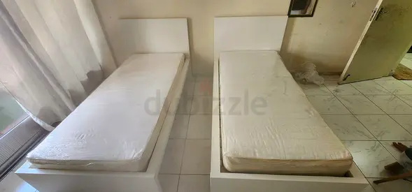 Ikea single beds with mattress available in perfect condition