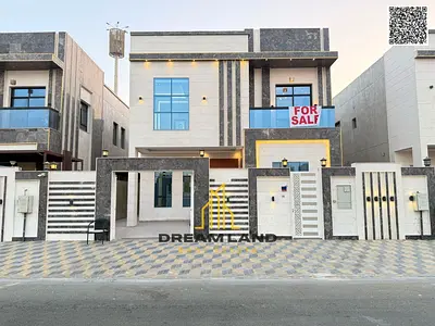 Luxury villa for sale in Al Zahia – Ajman | 5 master bedrooms with water, electricity and air condi
