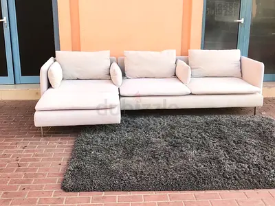 Ikea Sodhremn L Shape Sofa Beige