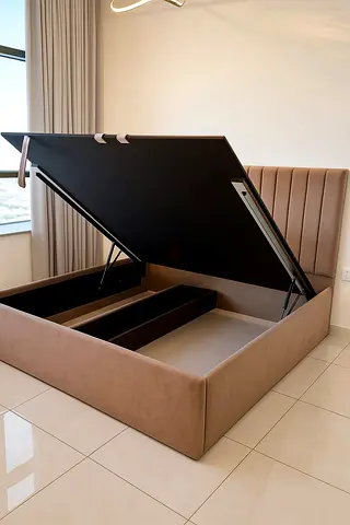 Brand New hydraulic bed queen size with madical mattress