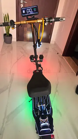 WinnerSky Electric scooter with seat and LED lights — good working condition
