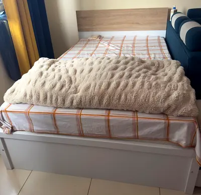 Aurora 120x200 Single Bed + Dream Spine Fit Mattress - By Danube, 1 year warranty left