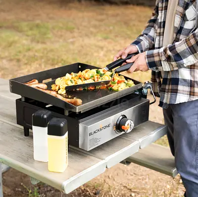 (LIMITED TIME, HALF PRICE FOR AED 579 ONLY) Blackstone 17 Inch Tabletop Portable Griddle (BRAND NEW)