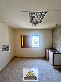 Annual Rent: Studio apartment in Al Bustan Ajman, central AC, near Al Musalla bus station and servic
