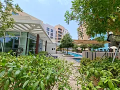 Gate Community alzahia garden 1bedroom only 48k big hall with gym pool and covered parking