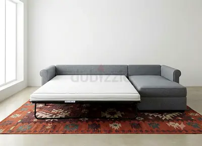 Modern L-Shape Sofa Bed

Upgrade your living room with this premium L-Shape Sofa Bed featuring a smo