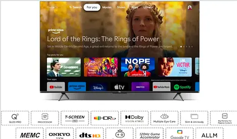 98 inch Smart QLED TV - 4K UHD, HDR, Dolby Vision (almost new)