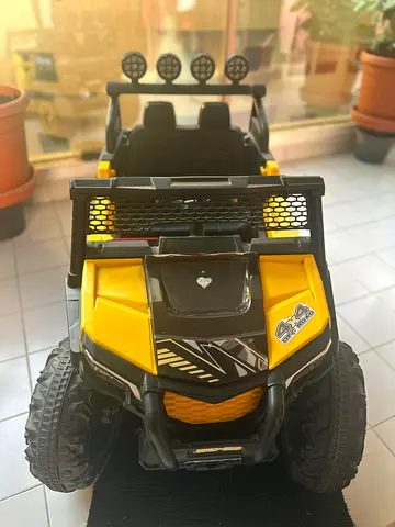 Kids Electric Ride-On Buggy ATV - Yellow, Good Condition