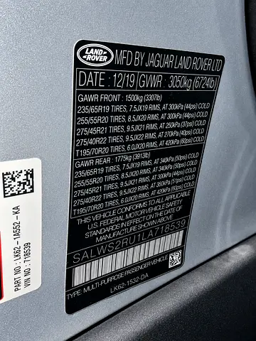 صورة مصغرة 18 لـ 2020 LAND Rover RANGE ROVER SPORT