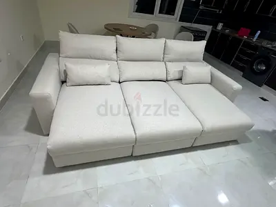 Perfect condition IKEA Eskilstuna L Shape Sofa bed with storage beige