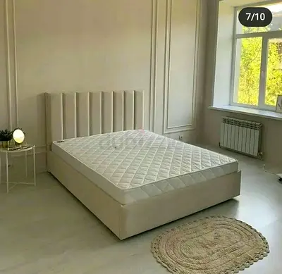 Brand New Double Size Bed Frame For Sale. Fabric Bed Set For Sale