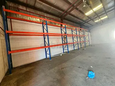 Heavy Duty Warehouse Pallet Racking - 4 Bay, 3 Levels, Industrial Steel