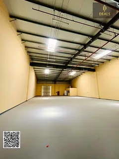 HIGH-CEILING WAREHOUSE FOR RENT IN UMM AL THOOB | 7,000 SQFT | 12M HEIGHT | 70 KW POWER | AED 200K