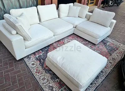 Marina home Modular sofa with footstool