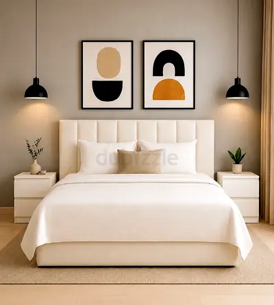 Brand New Queen size bed with mattress couple bed family bed storage bed double bed Queen bed