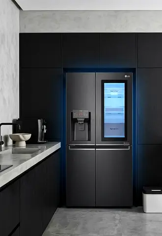 LG Slim French Door InstaView Refrigerator GR-X29FTQKL – Matte Black