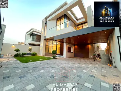 For sale: Brand new modern villa in Al Muwaihat 1, Ajman | Luxurious design and 5000 sq ft land area
