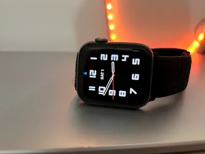 Apple Watch Series 4 (44mm) Space Gray + Black Loop Band | Great Condition
