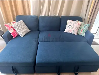 Like new L- shape bed excellent condition