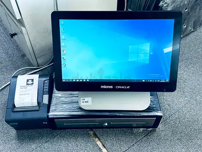 Oracle Micros All-in-One POS Terminal with Receipt Printer & Cash Drawer