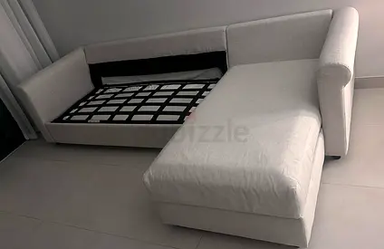 Excellent condition Ikea gronlid L shape sofa bed with mattress