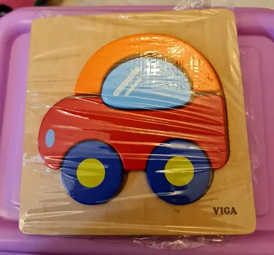Viga wooden car puzzle - 10 different DESIGNS each 7dh