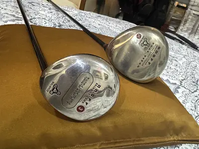 Stiff ONOFF Japanese Driver and 3 Wood Set, RH Right Handed Golf Clubs S Flex Stiff Flex Graphite Sh
