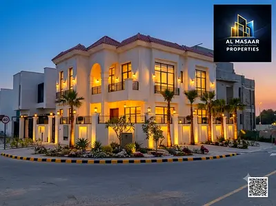 Dream villa in the heart of "Al Yasmin" Ajman. Luxurious villa with a modern design and an indoor s