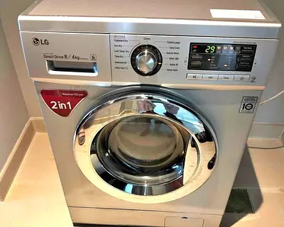 2025 (2in1) 8KG washer +Dryer FREE DELIVERY Washer Dryer Combo Front Load Washing Machine For Sale
